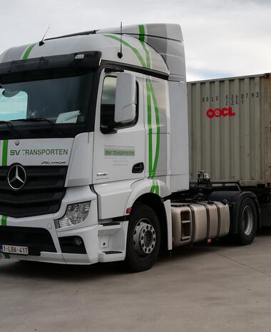 Containertransport bij SVtransporten